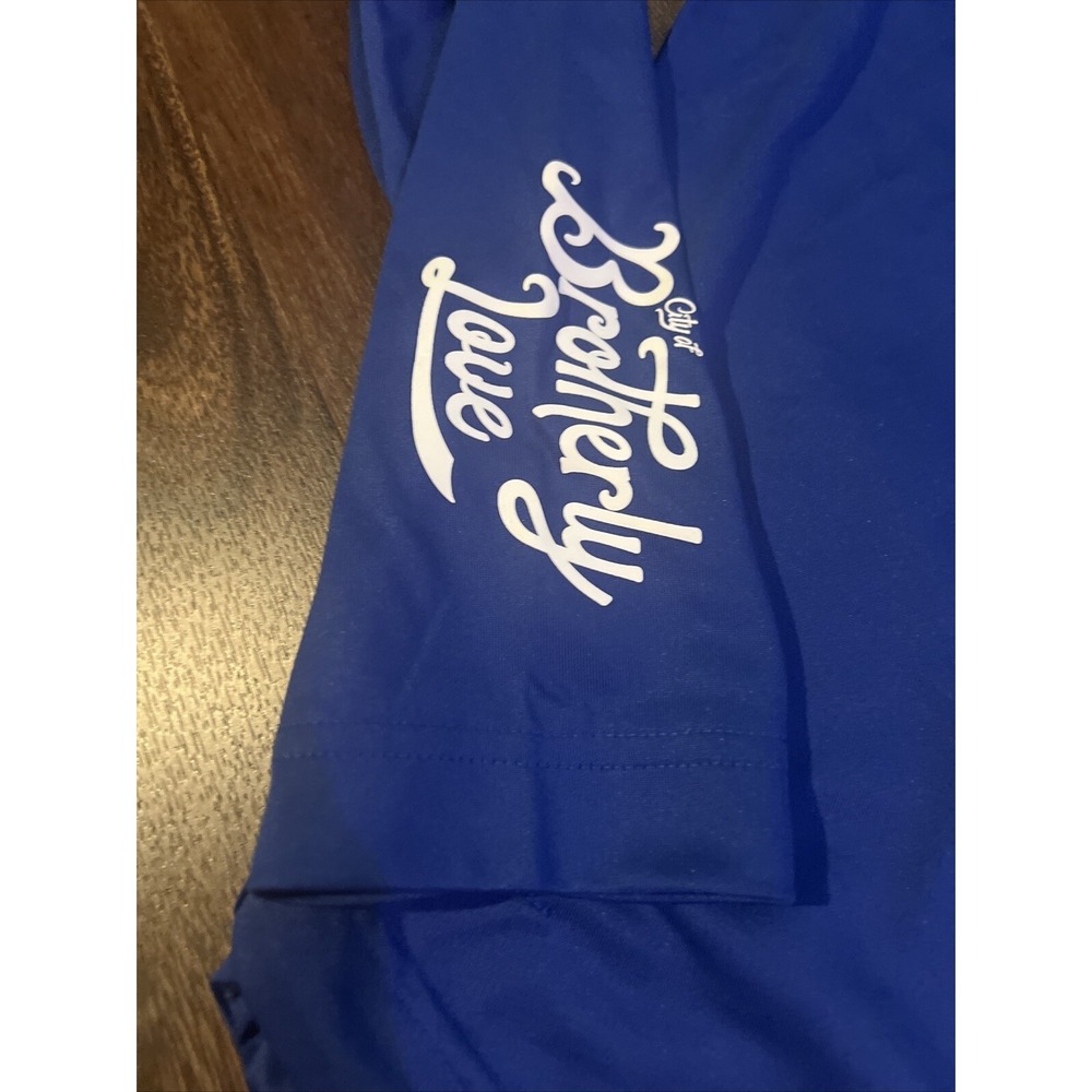 New Nike Mens Philadelphia 76ers NBA Shooting Warmup Shirt Size Large - Picture 6 of 7